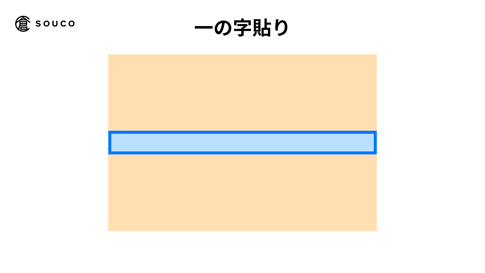 段ボールの一の字貼り