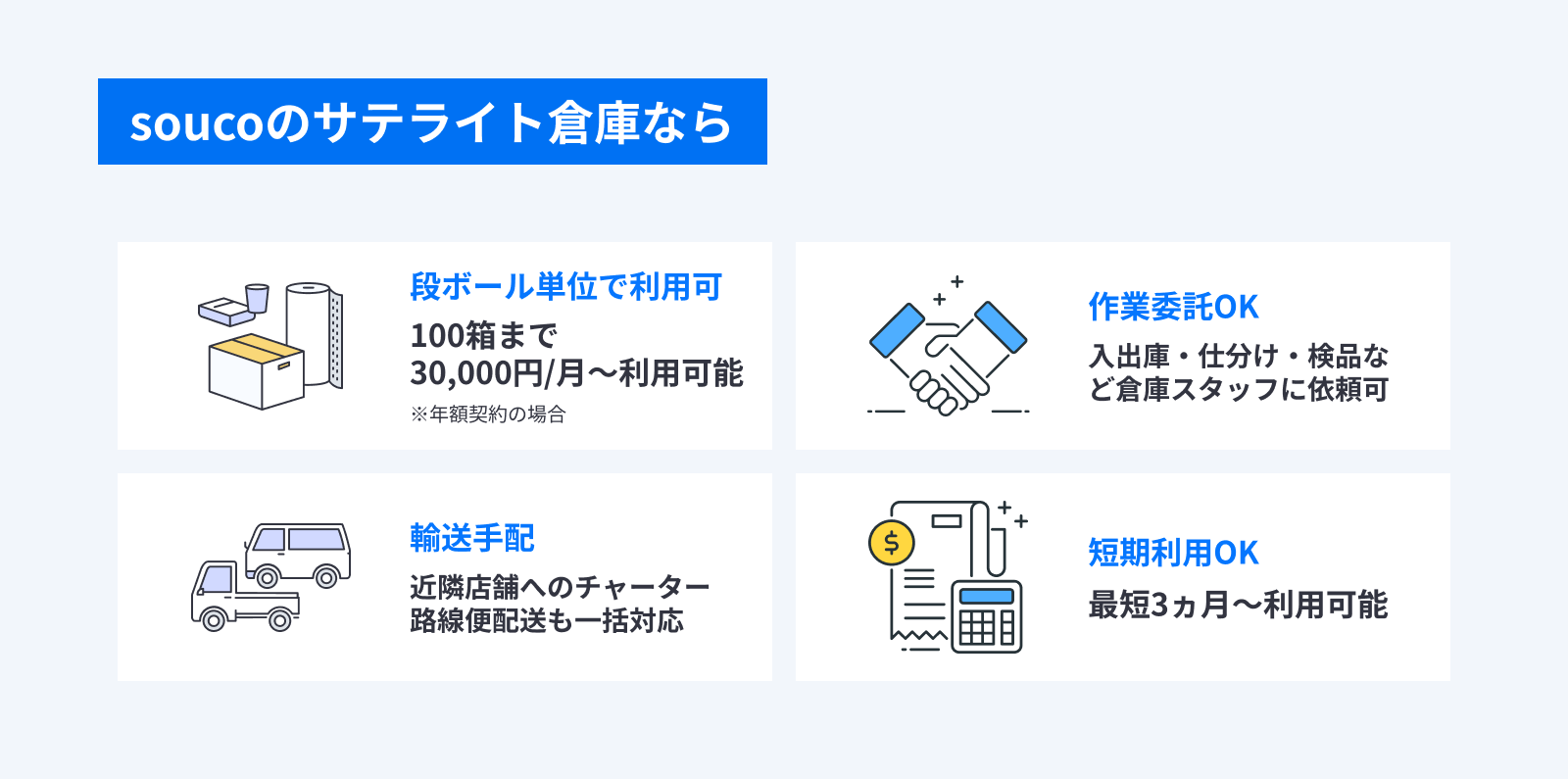 soucoが提供する機能