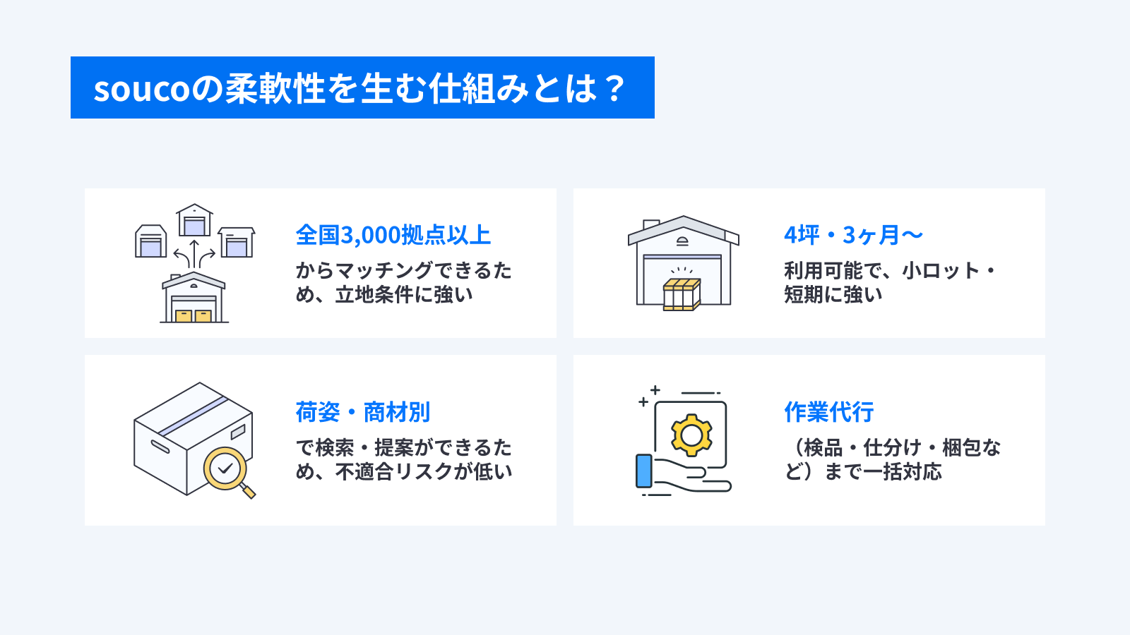 soucoの柔軟性を支える仕組み